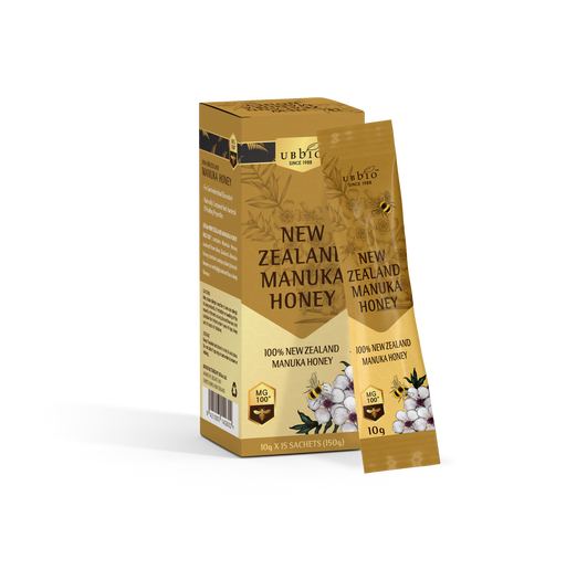 Manuka Honey Sachets ideal for hiking, biking, Sport, lunch boxes, travel. 15 sachet Pack 