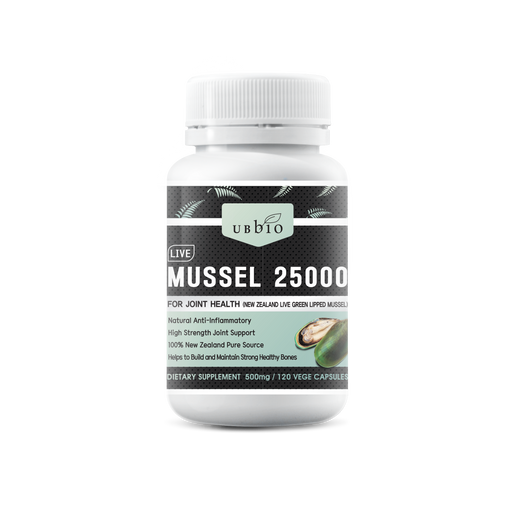 New Zealand Greenshell Mussel Capsules provide anti-inflammatory support and pain free healthy joints 